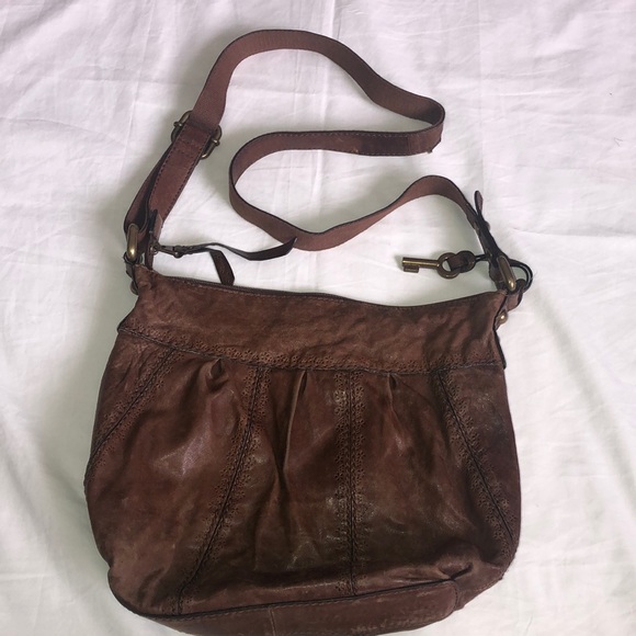 Fossil Handbags - Fossil brown leather purse